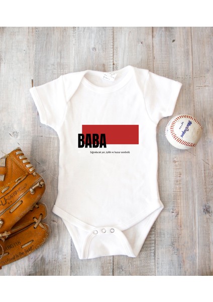Kişiye Özel Baba Zıbın Body Pamuk Babalar Günü Hediyesi
