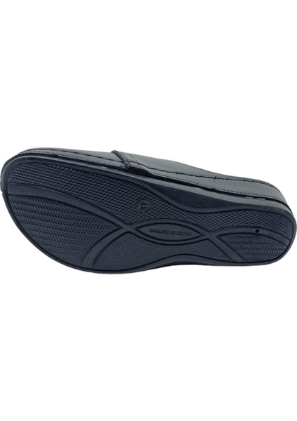 Elegance 122 Kadın Siyah Burnu Kapalı Terlik fırsatları