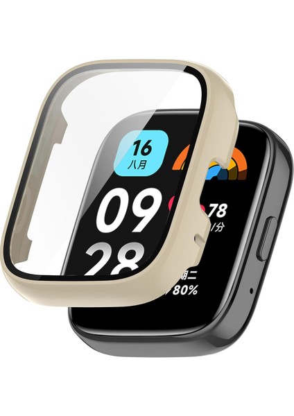 Xiaomi Watch 3 Active 1.83 Inch Ekran Korumalı Sert Rubber Kılıf - AL3173