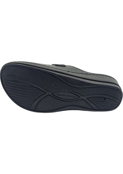 Elegance 123 Kadın Siyah Burnu Kapalı Terlik fırsatları
