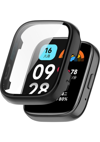 Xiaomi Watch 3 Active 1.83 Inch Ekran Korumalı Sert Rubber Kılıf - AL3173