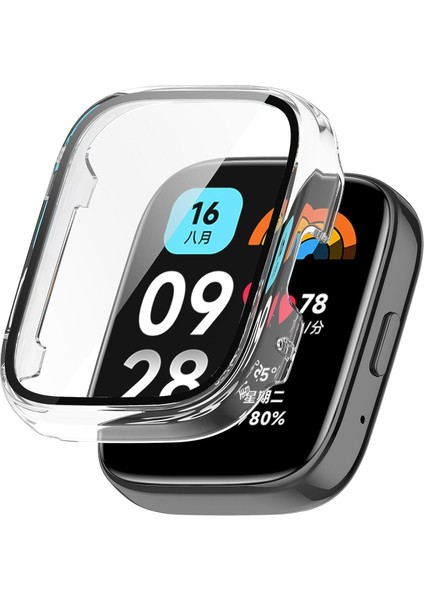Xiaomi Watch 3 Active 1.83 Inch Ekran Korumalı Sert Rubber Kılıf - AL3173