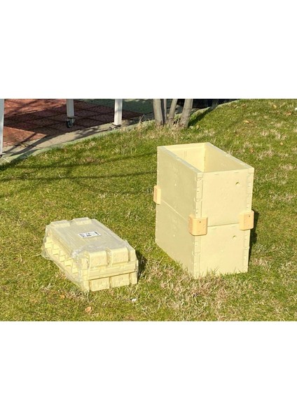 Sedef Beekeeping Plastik Termo Ruşet Kovan Duvarı Çift Katlı 12 Çerçevelik,  04024