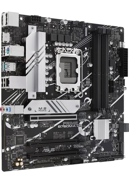 Prıme B760M-A D4-Csm Intel B760 Lga1700 DDR4 5333 Dp Hdmı 2X M2 Usb3.2 Aura Rgb 2.5Gbit Lan Matx (Prıme B760M-A D4-Csm) Anakart