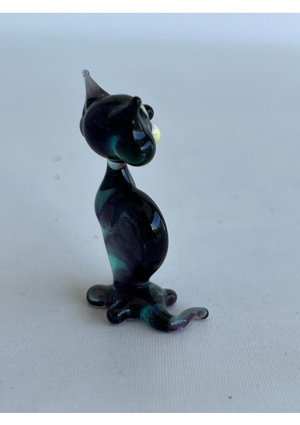 El Yapımı Murano Cam Kedi Biblo A48-03