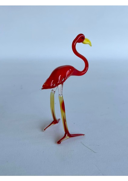 El Yapımı Murano Cam Flamingo Biblo A35