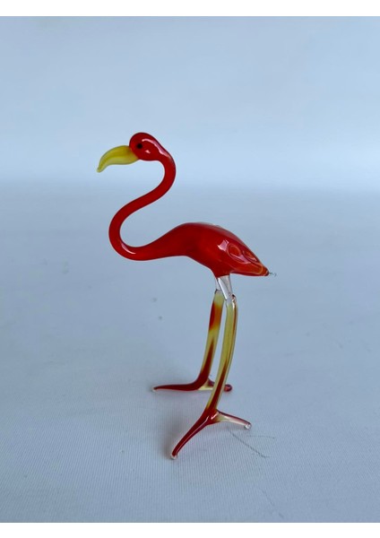 El Yapımı Murano Cam Flamingo Biblo A35