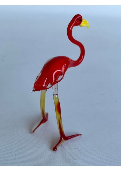 El Yapımı Murano Cam Flamingo Biblo A35