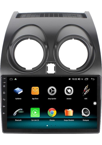 Nissan Qashqai Android 13 Multimedya Carplay 4gb RAM+64GB HDD 2007-2013 Navigasyon Ekran indirimleri