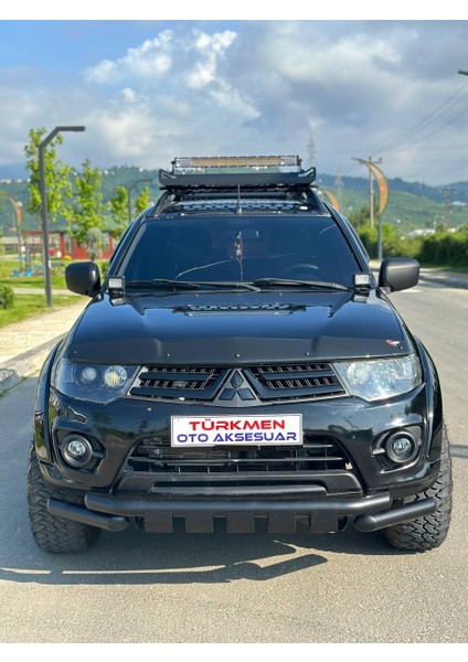 Mitsubishi L 200 2008-2014 Siyah Ön Koruma Glocity Model