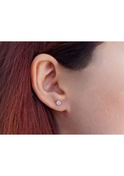 G Renk 0,38 Karat Pırlanta Tektaş Küpe 0404E0122 fiyatları