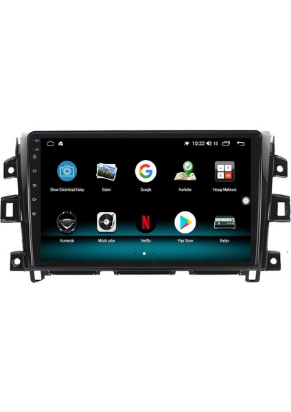Nissan Navara Android 13 Multimedya Carplay 4gb RAM+64GB HDD 2014-2020 Navigasyon Ekran