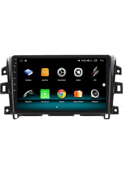 Nissan Navara Android 13 Multimedya Carplay 4gb RAM+64GB HDD 2014-2020 Navigasyon Ekran