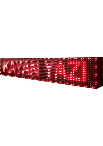 Kayan Yazı LED Tabela 96X16 cm / Dış Mekan