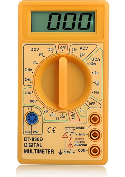 Dijital Multimetre Avometre Digital Ölçü Aleti DT-830D