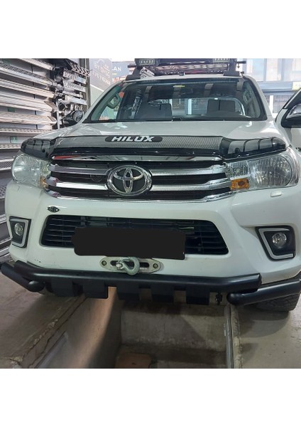 Toyota Hilux 2015-2019 Sonrası Siyah Ön Koruma Glocity Model