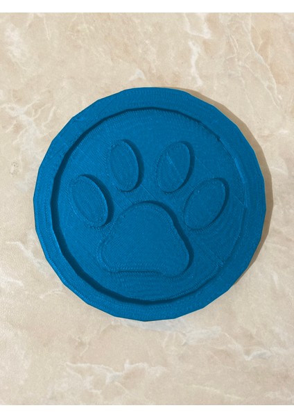 Bardak Altlığı Seti Organik Plastik Dog Paw Pati