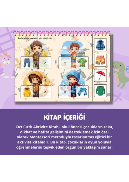 Cırt Cırtlı Aktivite Kitabı 2-5 yaş