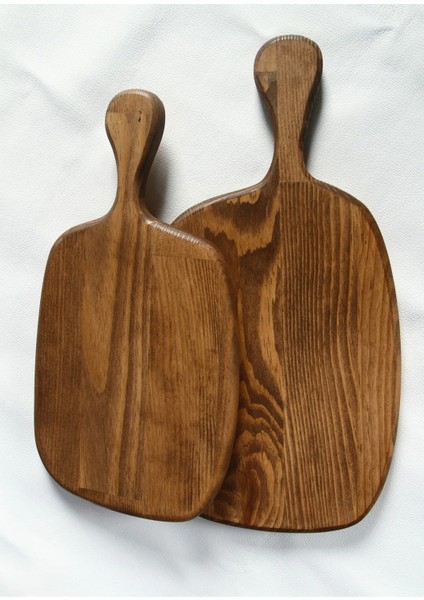 Ahşap Dekoratif Kesme Tahtası Sunum Tahtası 2'li modelleri