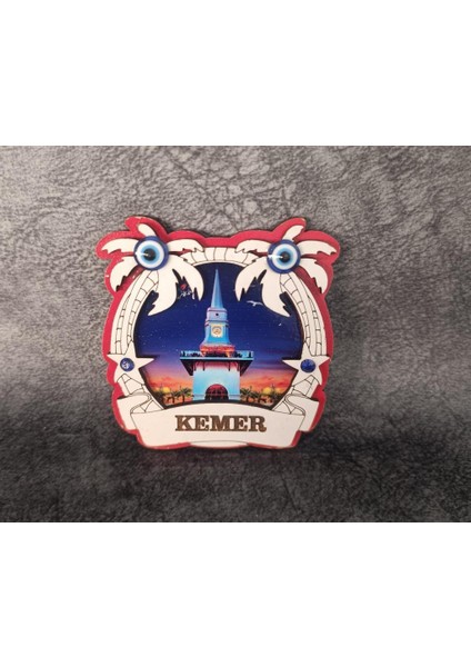 Magnet Kule Saat Martı Nazar Göz Palmiye Deniz Balık Bayrak Buzdolabı Süsü Ahşap Magnet Mıknatıslı Hediyelik Eşya
