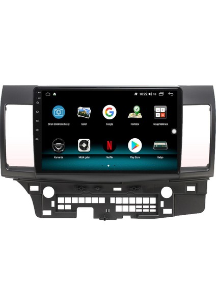 Mitsubishi Lancer Android 13 Multimedya Carplay 4gb RAM+64GB HDD 2008-2015 Navigasyon Ekran