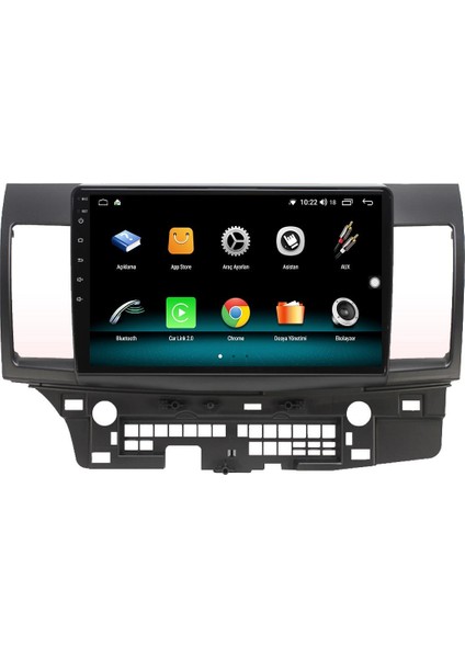 Mitsubishi Lancer Android 13 Multimedya Carplay 4gb RAM+64GB HDD 2008-2015 Navigasyon Ekran