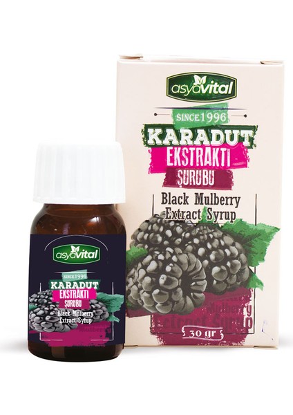 Asya Vital ASYAVİTAL30 gr Karadut Ekstrat Şurubu