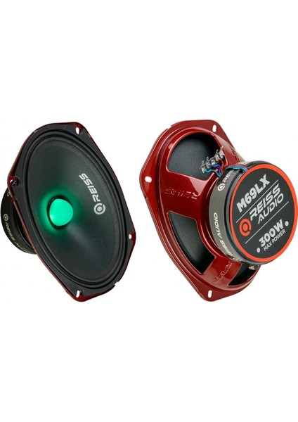 RS-M69LX Rgb 20 cm Oto Midrange Hoparlör Deprem Serisi Çifti 600 WATT-300 Rms