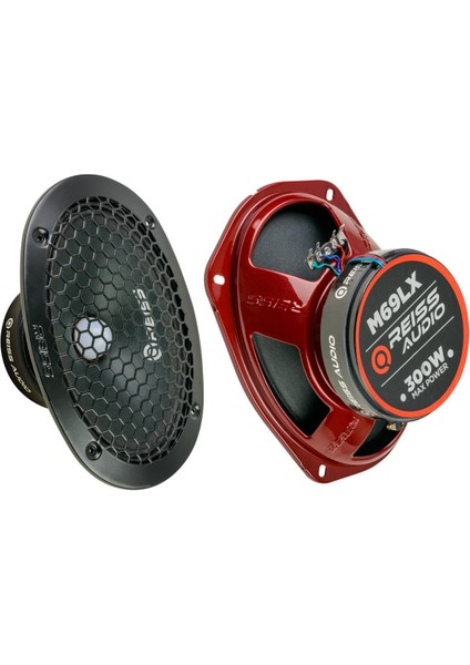 RS-M69LX Rgb 20 cm Oto Midrange Hoparlör Deprem Serisi Çifti 600 WATT-300 Rms