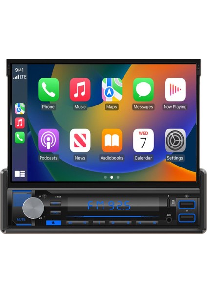 Oto Teyp Indash 7 Rgb Android Bt/usb/sd/fm/aux/gps 4 GB Ram 32 GB Hafıza Kameralı NF-AN20