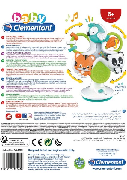 17261 Baby Clementoni Mama Sandalyesi Oyuncağı / +9 Ay [mustazen] modelleri