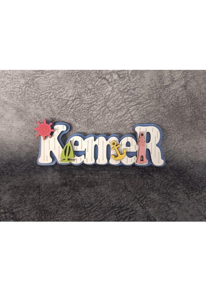 Magnet Dümen Çapa Gemi Kule Yelken Deniz Kabuk Nazar Göz Buzdolabı Süsü Ahşap Magnet Mıknatıslı Hediyelik Eşya