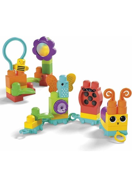 HKN44 Mega Bloks Hareketli Duyusal Gelişim Tırtılı 30 Parça +1 Yaş [mustazen] fiyatları