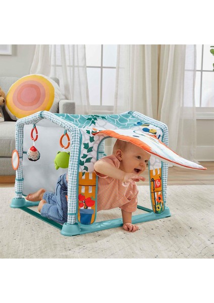 HJK45 Fisherprice 3ü1 Arada Sevimli Kulübe Jimnastik Merkezi [mustazen]