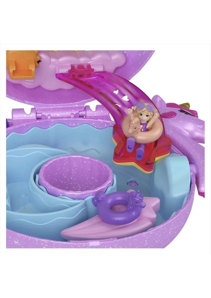 HKV34 Polly Pocket Unicorn Temalı Oyun Seti [mustazen]