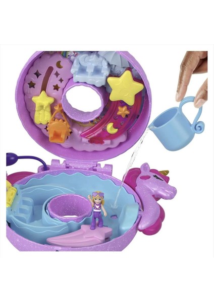 HKV34 Polly Pocket Unicorn Temalı Oyun Seti [mustazen]