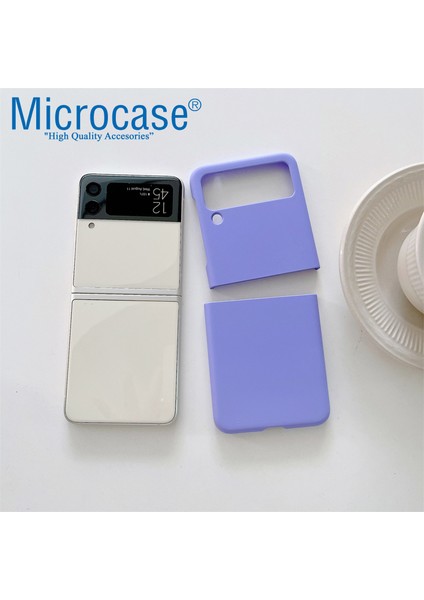 Samsung Galaxy Flip4 Için Mat Yüzey Sert Plastik Kılıf - AL8848