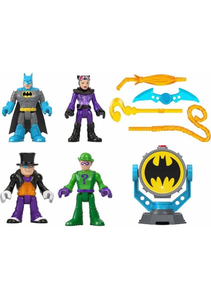 Imaginext Batman Dc Super Friends Bat Tech Batsignal Figür Seti HFD47 [mustazen]