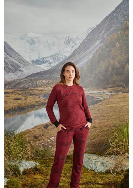 7744 Kadın Kışlık Pijama Takım