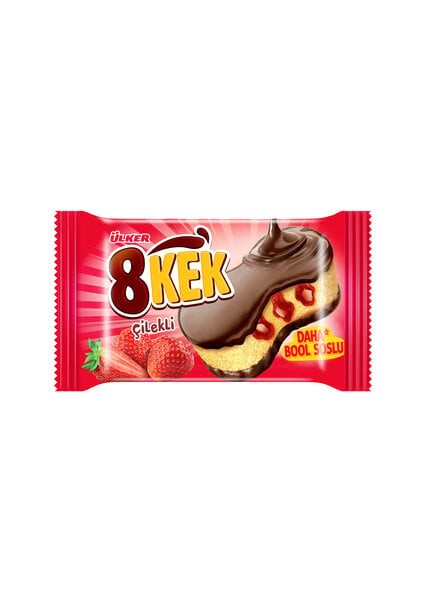 8 Kek Çilekli 55 gr x 5