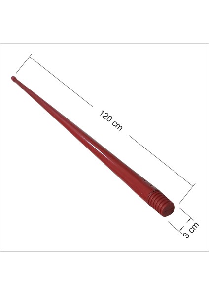 Uzun Metal 120 cm Derin Vazo Boru Baca Silme Vidalı Temizleme Bezi Fırça Sopası Süpürge Sapı Kulpu
