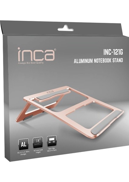 INC-121G Alimünyum Notebook Standı