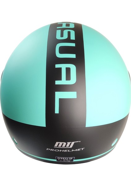 Kasks FX-101 Mat Mint/siyah Çenesiz