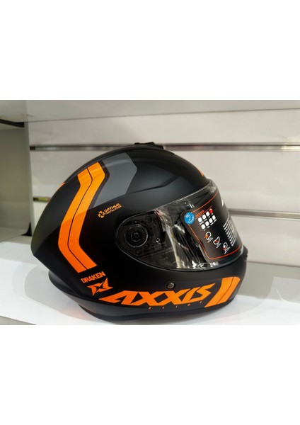 Kask Draken S B4 Slıde Mat Flour Orange/black