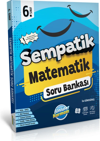 Ünlüler Karması 6. Sınıf Sempatik Matematik Soru Bankası