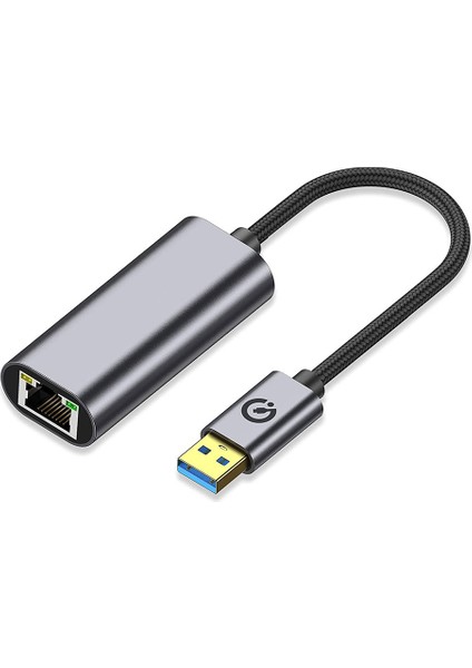 Zore QG03 Usb-A To RJ45 Usb3.0 Ethernet Dönüştürücü Kablo 1000MBPS 22CM