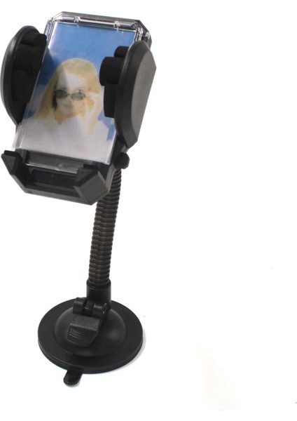 Zore Rg-01 Araç Içi Telefon Tutucu 360 Derece Oynar Başlıklı Vantuzlu Tasarım