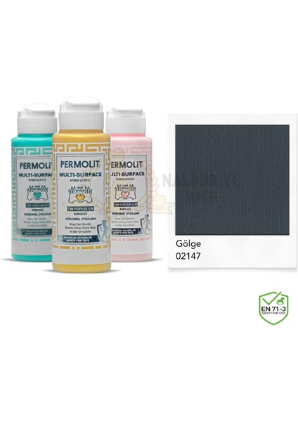 Multi Surface Akrilik Hobi Boyası Gölge 120 Ml.