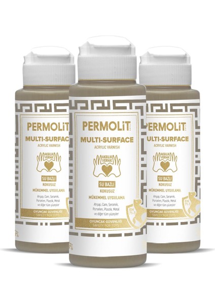 Multi Surface Akrilik Hobi Boyası Yarı Mat Vernik 120 Ml.