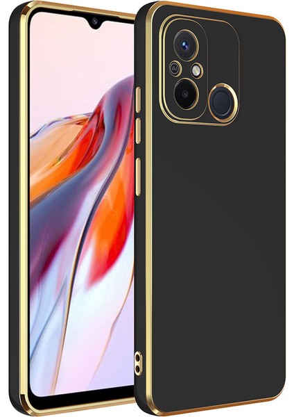 Xiaomi Redmi 12C Kılıf Renkli Laser Kenarlı Kamera Korumalı Bark Silikon
